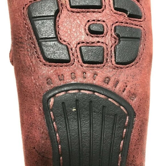 UGG Australia Loafer Flat Shoes Brown Leather 7 - Picture 8 of 10